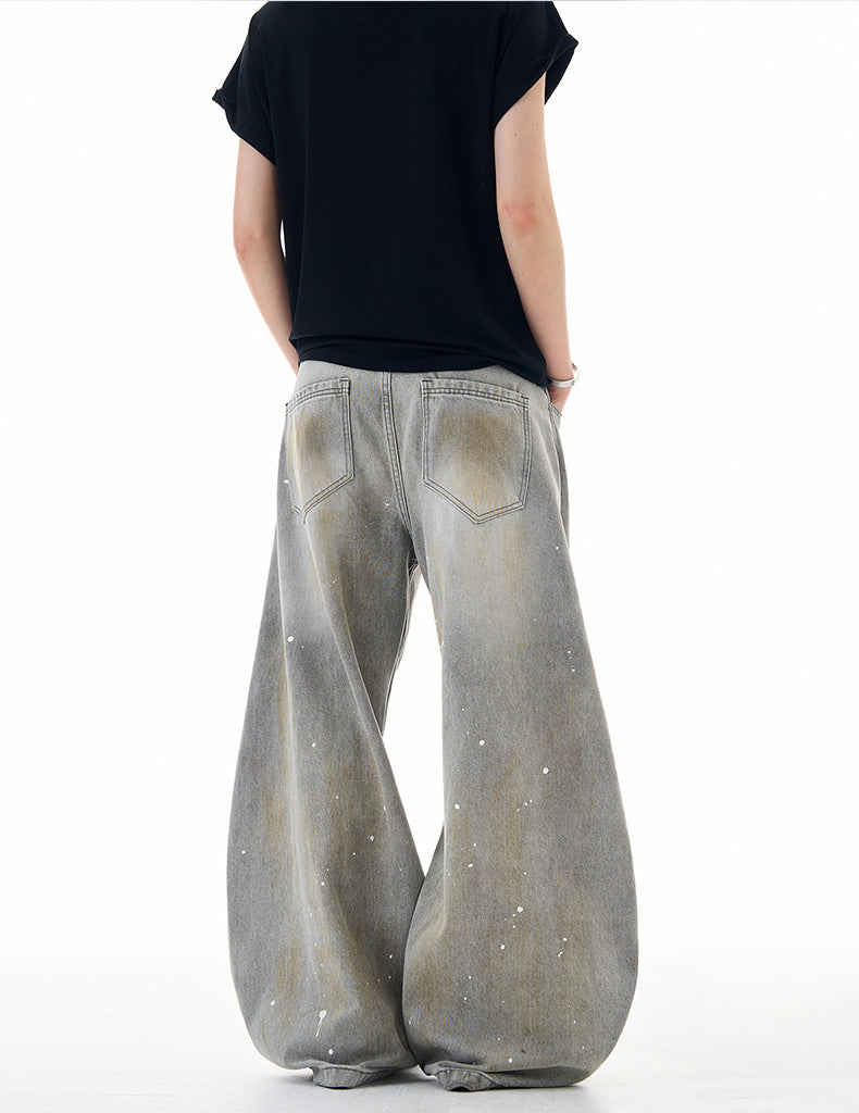 MADWITCH UNISEX RELAXED FIT DENIM PANTS #FX080