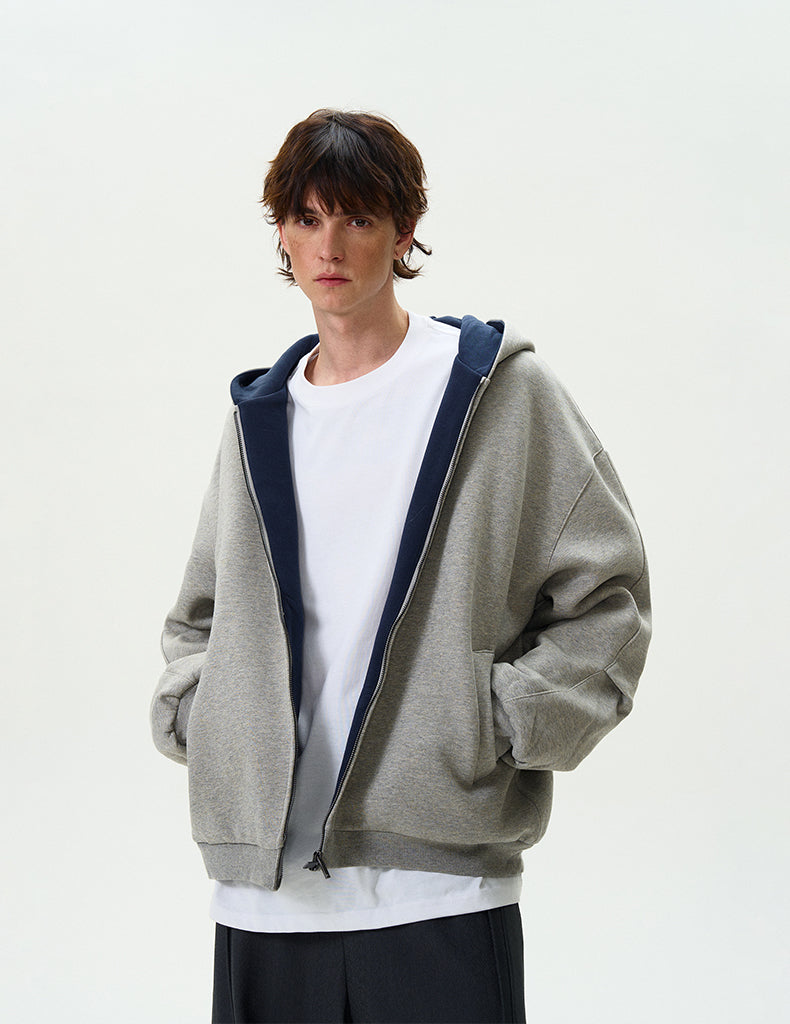 MADWITCH COLOR-BLOCK HOODED SWEATSHIRT #L582