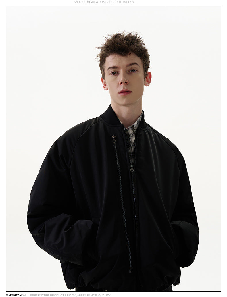 MADWITCH MINIMALIST QUILTED JACKET #DC0145