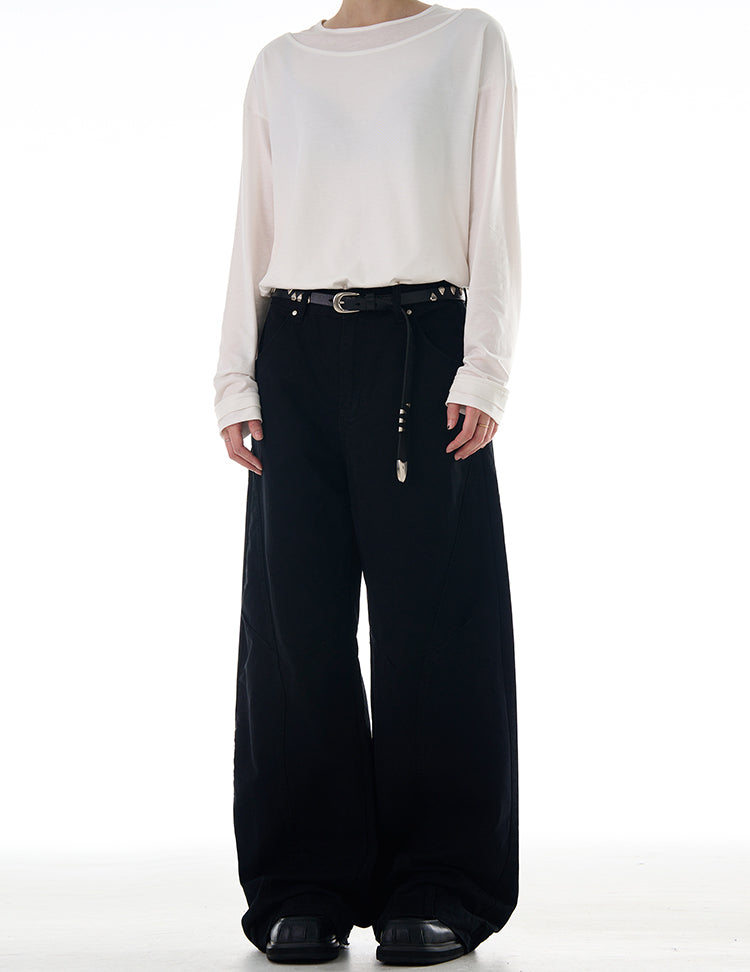 MADWITCH INVERTED DESIGN CARGO PANTS #AB1024