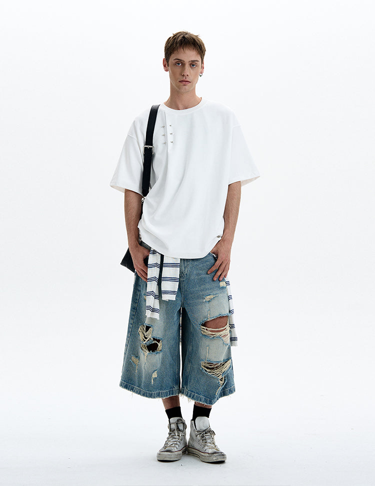 MADWITCH LOOSE FIT CASUAL T-SHIRT #880218