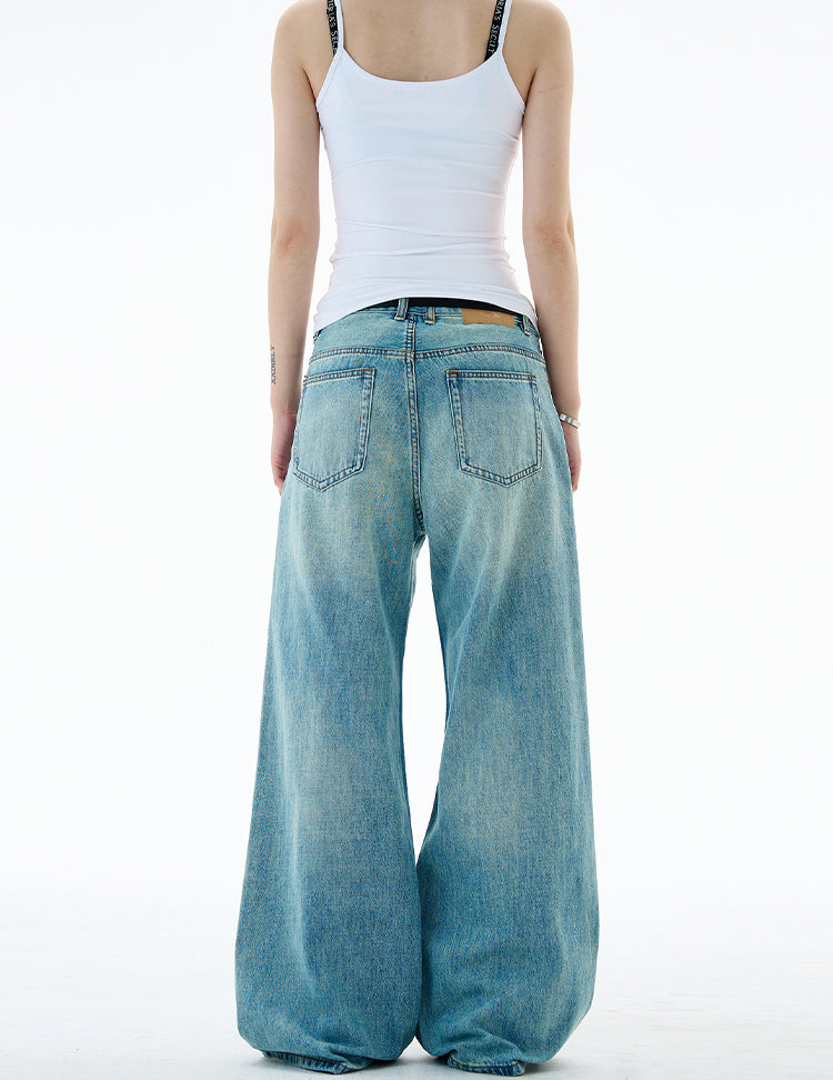 MADWITCH WASHED BELL BOTTOM DENIM #GP9679