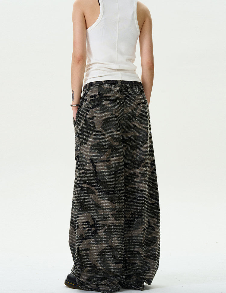 MADWITCH LOOSE FIT HIGH STREET CARGO PANTS #L382