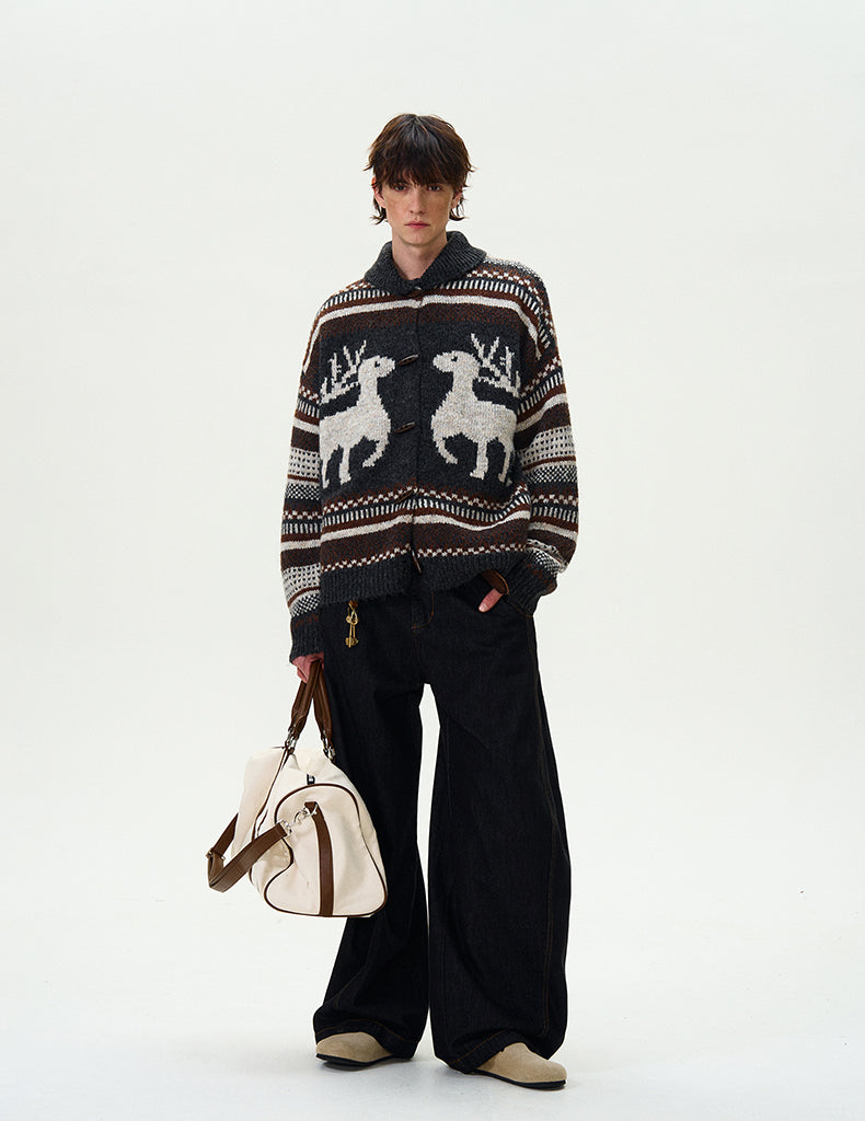 MADWITCH FAIR ISLE KNITTED SWEATER #72317