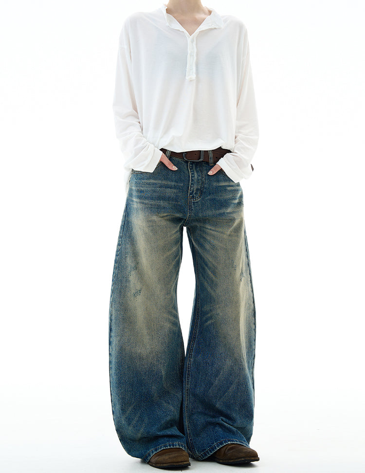 MADWITCH UNISEX CLASSIC RETRO DENIM JEANS #G6868