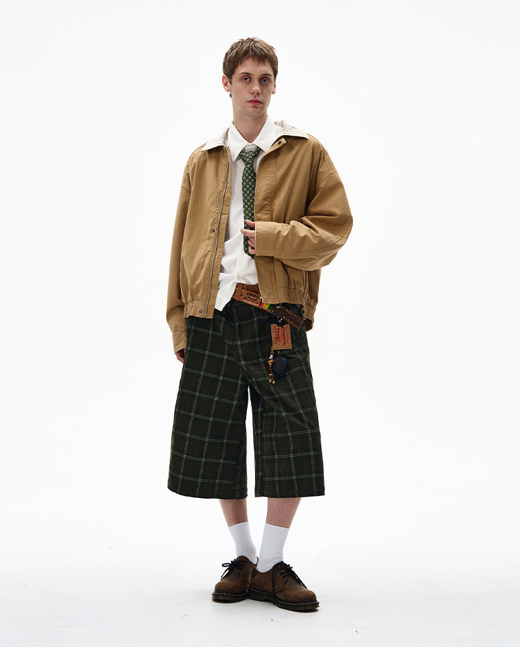 MADWITCH EARLY FALL CROPPED FLIGHT JACKET #UTU025