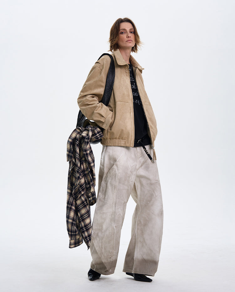 MADWITCH OLD MONEY STYLE PLUSH JACKET #L810