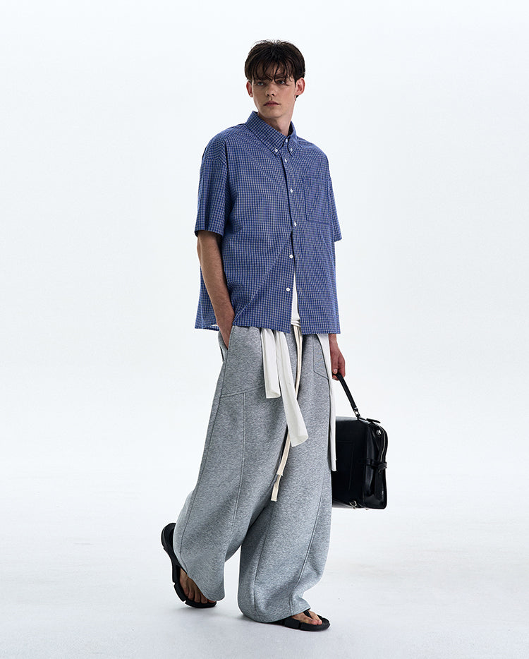 MADWITCH PREPPY PLAID SHIRT #CR216