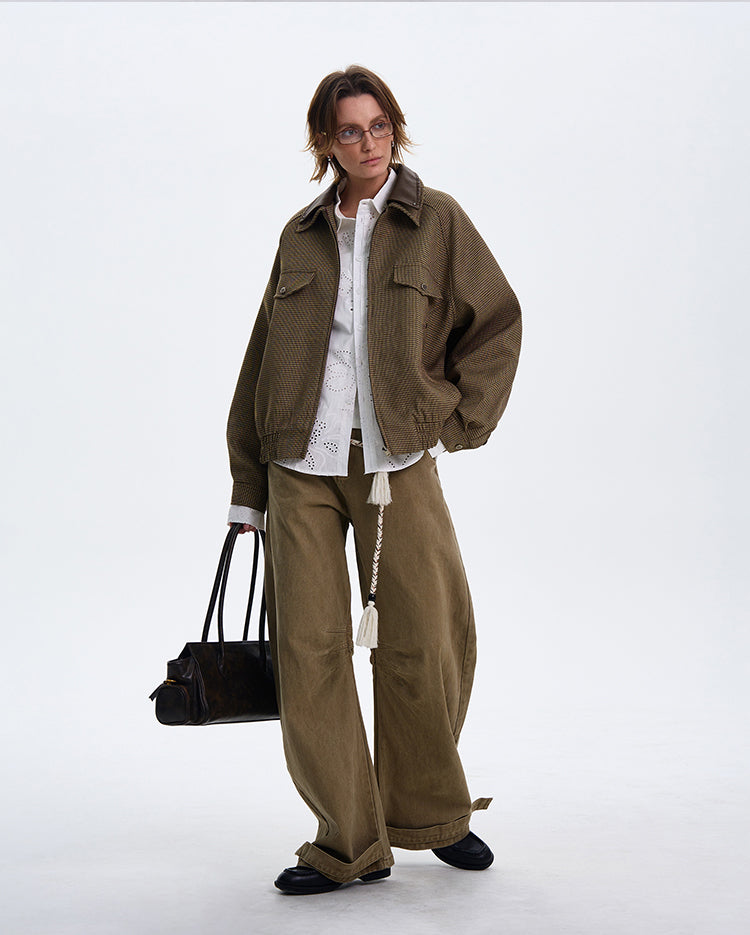 MADWITCH OLD MONEY DOUBLE-COLLAR JACKET #990503