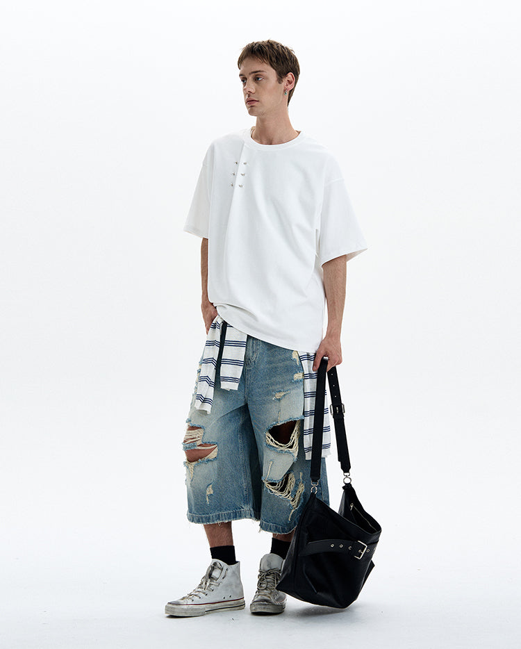 MADWITCH LOOSE FIT CASUAL T-SHIRT #880218