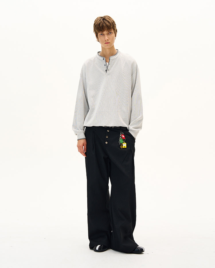 MADWITCH UNISEX RELAXED FIT CASUAL LONG SLEEVE #C258Q25