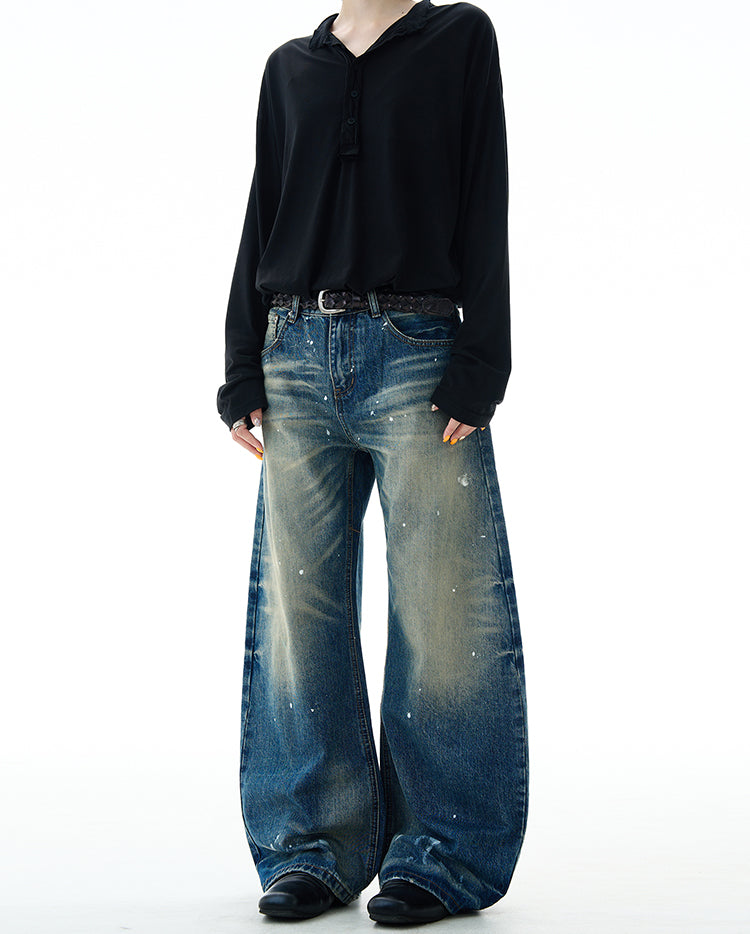 MADWITCH STREET BAGGY JEANS #G6866
