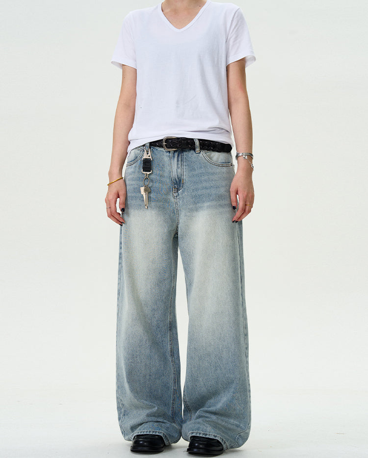 MADWITCH CLASSIC WASHED JEANS #K9358