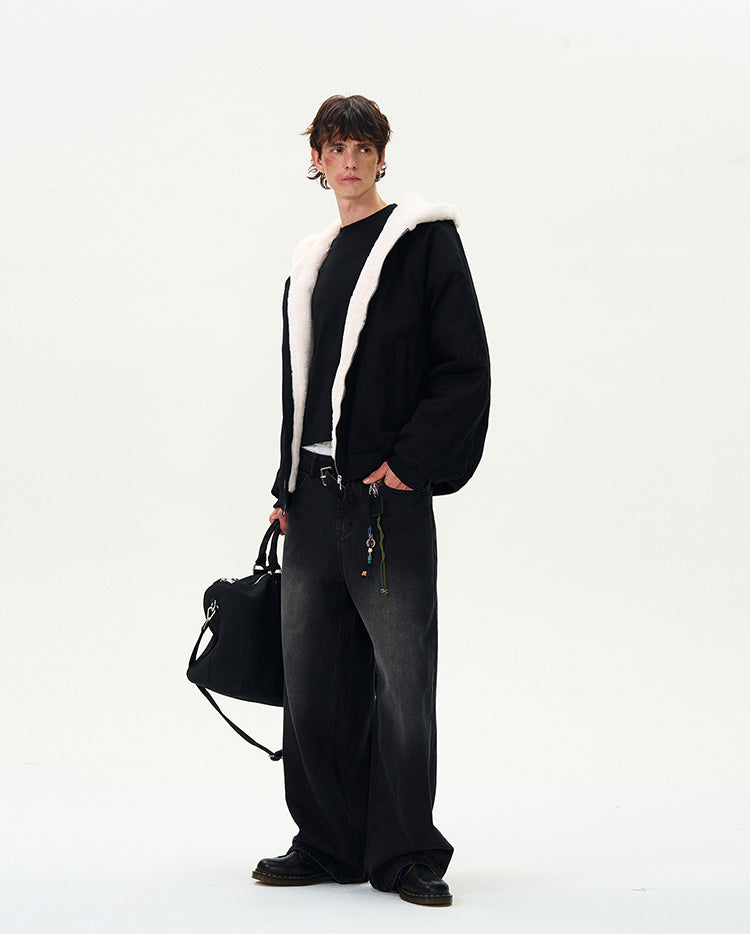 MADWITCH FLEECE-LINED WARM PADDED JACKET #M24279