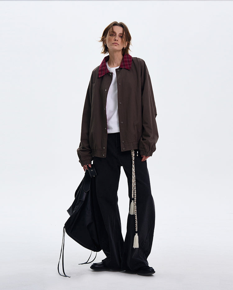 MADWITCH PLAID WORKWEAR JACKET #N1353