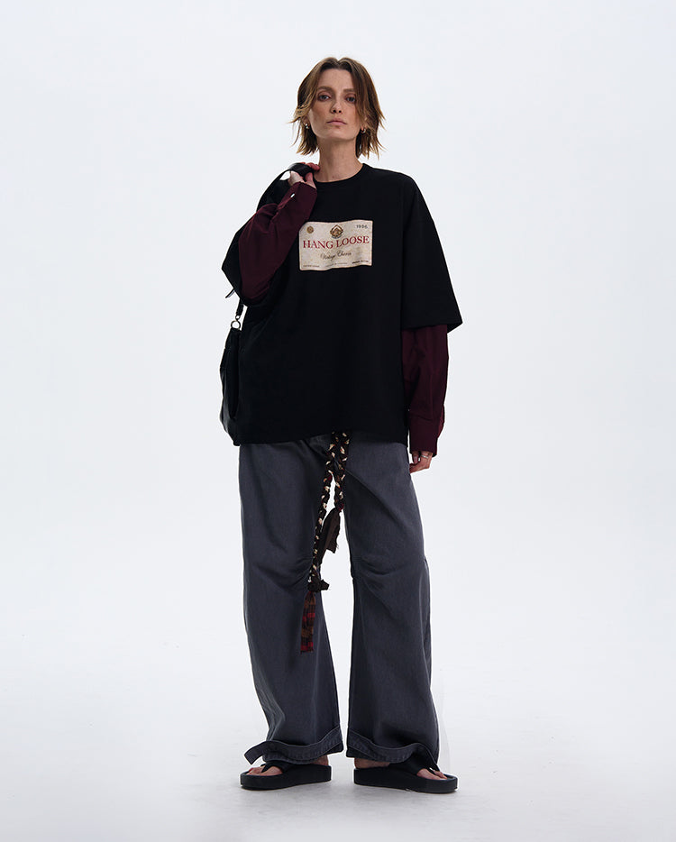 MADWITCH COUPLE’S CASUAL LONG-SLEEVE SHIRT #T555