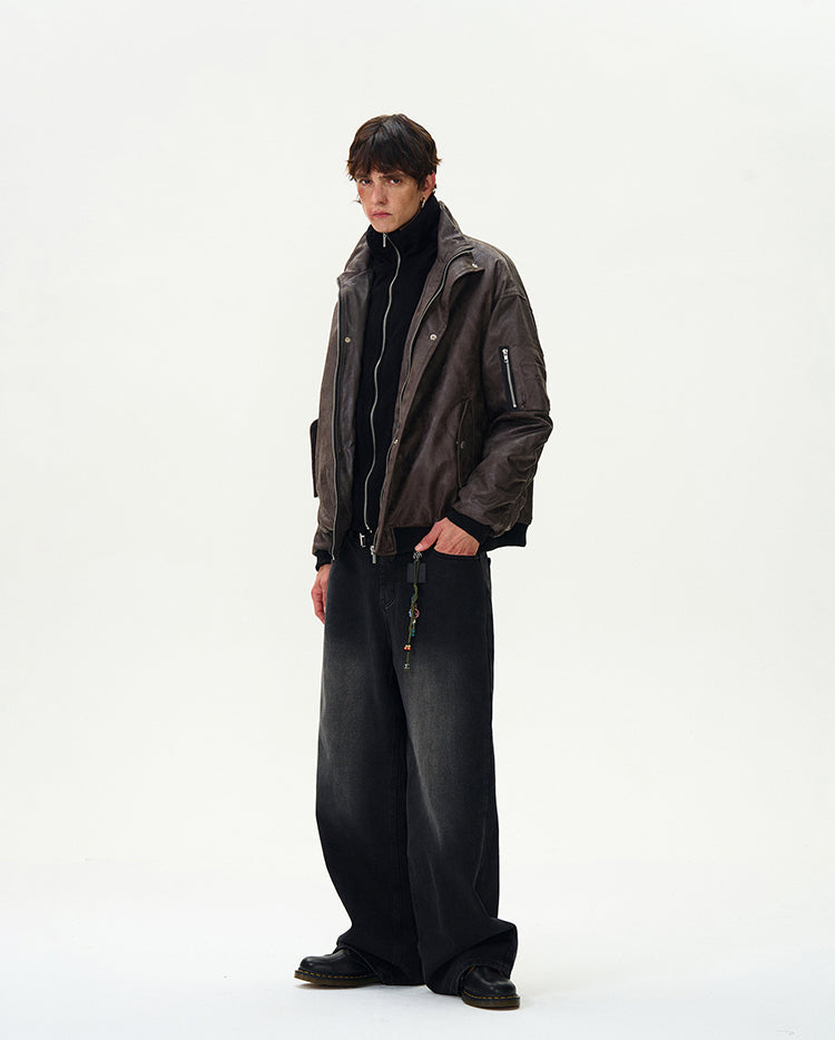 MADWITCH FAUX TWO-IN-ONE JACKET #BM232