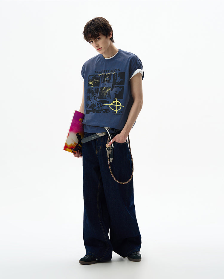 MADWITCH URBAN PRINTED TSHIRT #22640C25