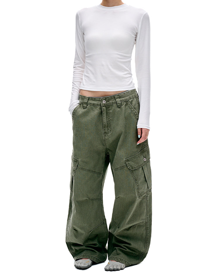 MADWITCH UTILITY BENT LEG PANTS #CK3557