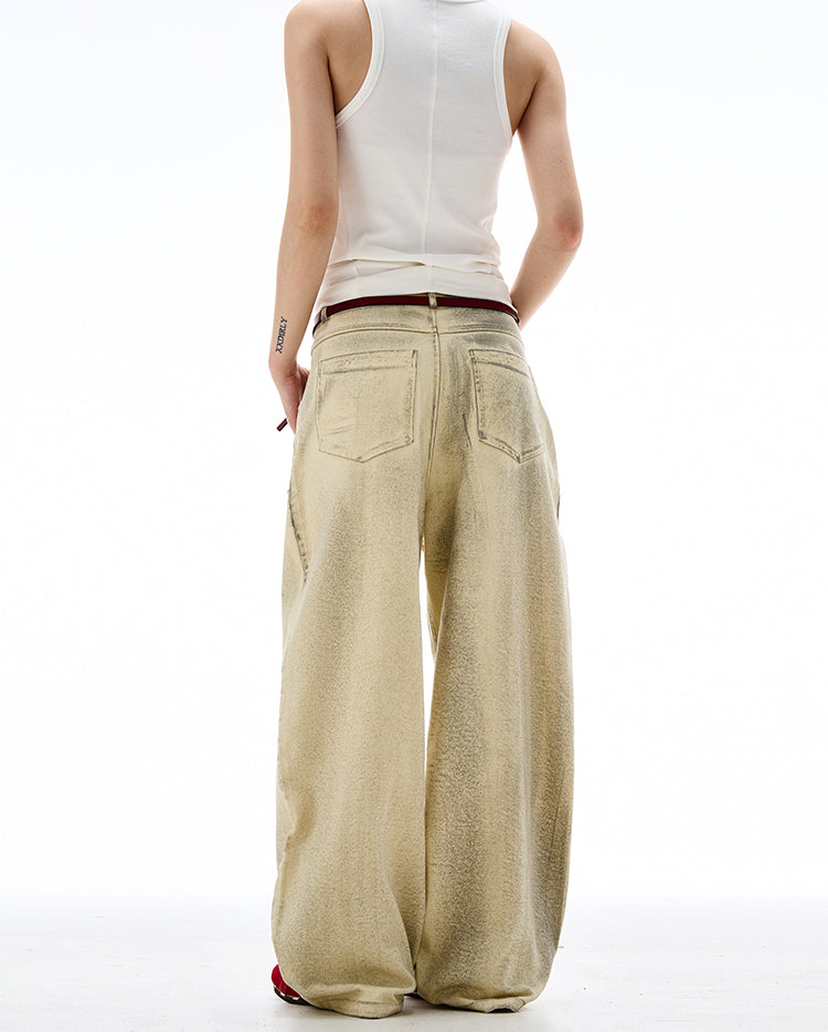 MADWITCH DIRTYFIT STRAIGHT-LEG DENIM JEANS #0037