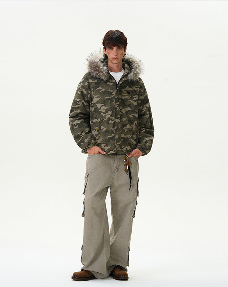 MADWITCH CAMO WORKWEAR COTTON JACKET #MY116