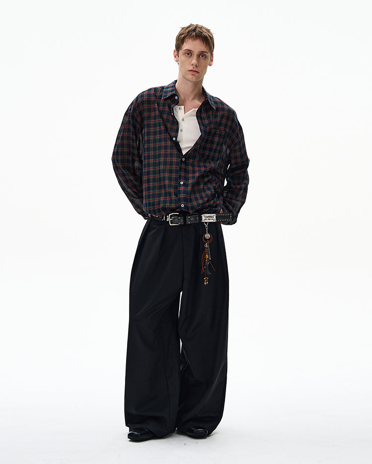 MADWITCH UNISEX VINTAGE OLD MONEY STYLE LONG SHIRT #CR606