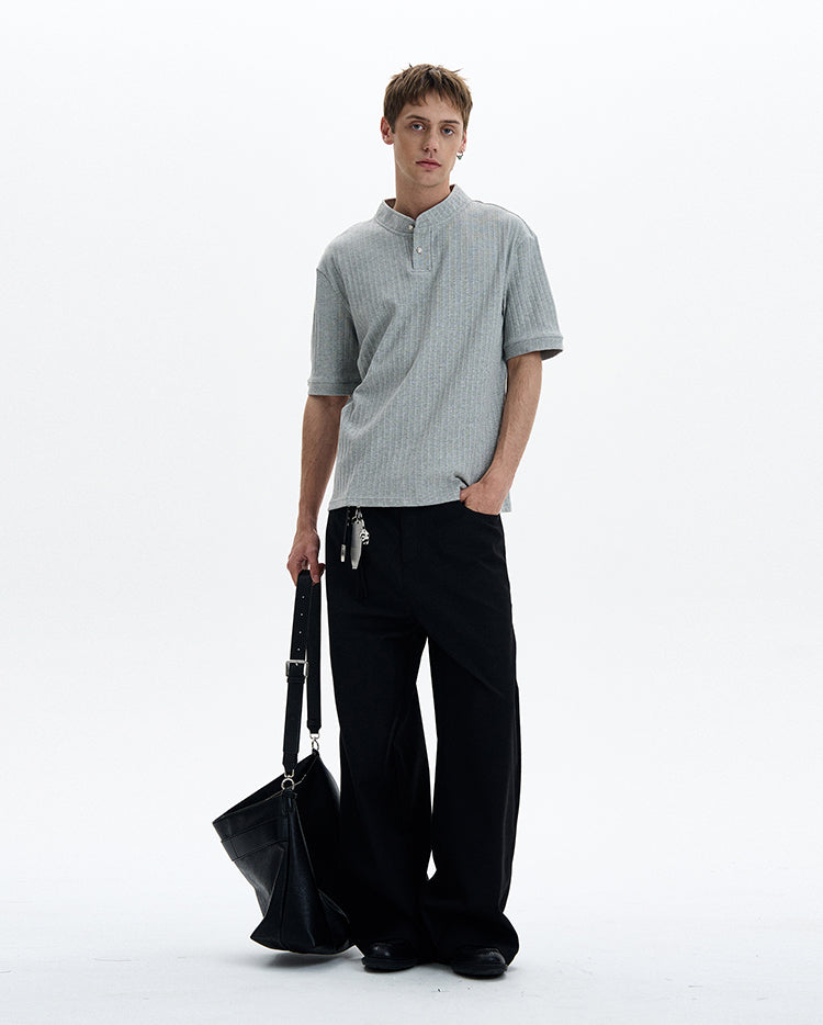 MADWITCH HENLEY NECK SHORT SLEEVE #G1343