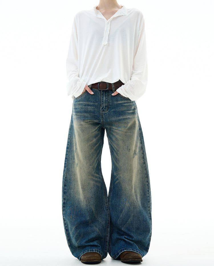 MADWITCH UNISEX CLASSIC RETRO DENIM JEANS #G6868