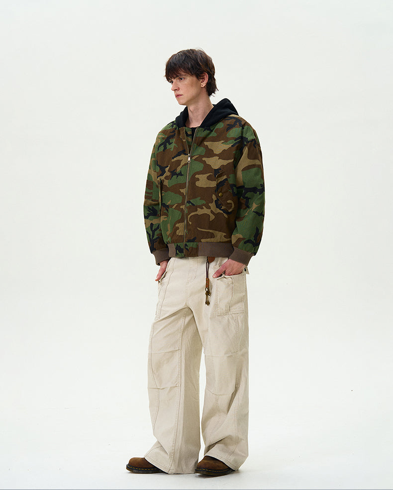 MADWITCH CAMO HOODED JACKET #L417