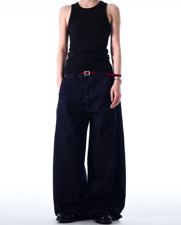 MADWITCH SIMPLE LOOSE-FIT JEANS #6480-1