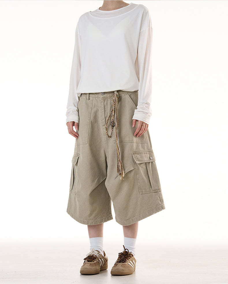 MADWITCH VINTAGE WORKWEAR SHORTS #CK238D