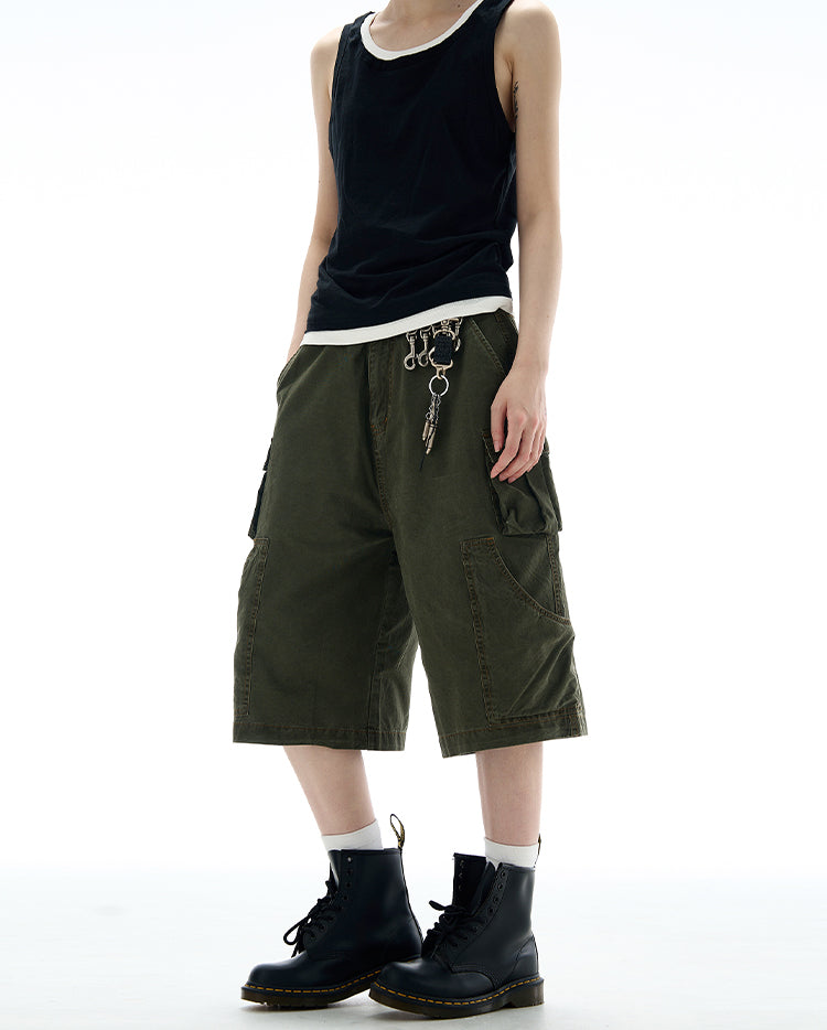 MADWITCH STREET STYLE CASUAL SHORTS #DK113
