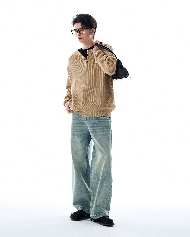 MADWITCH LOOSE KNIT SWEATER #MFY213