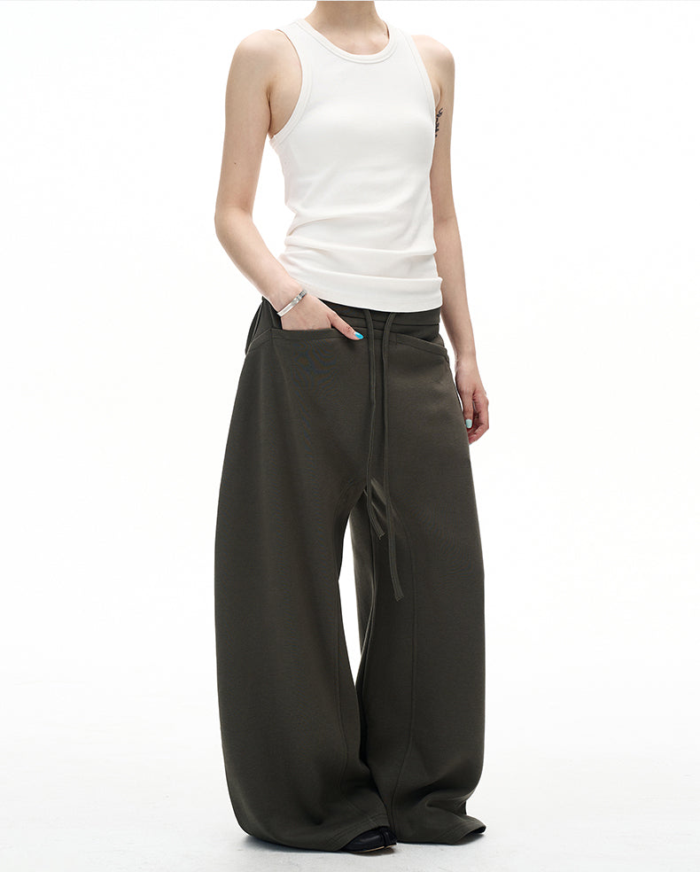 MADWITCH VINTAGE CURVED PATCH SWEATPANTS #C928