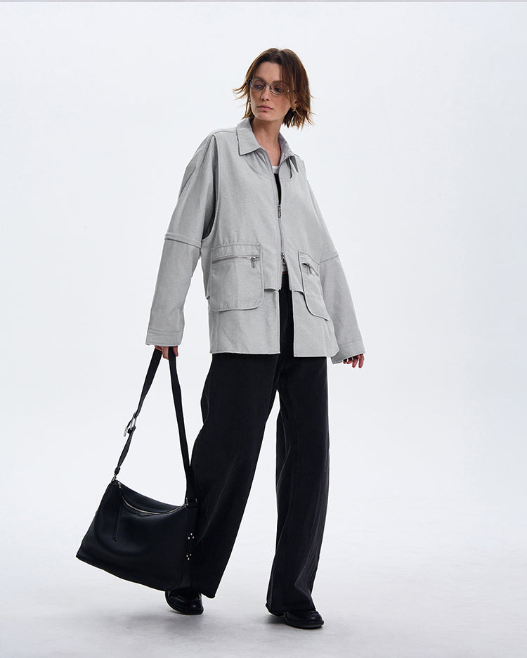 MADWITCH DECONSTRUCTED DESIGN JACKET #W218