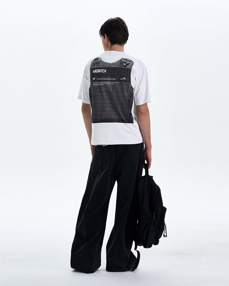MADWITCH ORIGINAL TACTICAL VEST T-SHIRT #MD4190