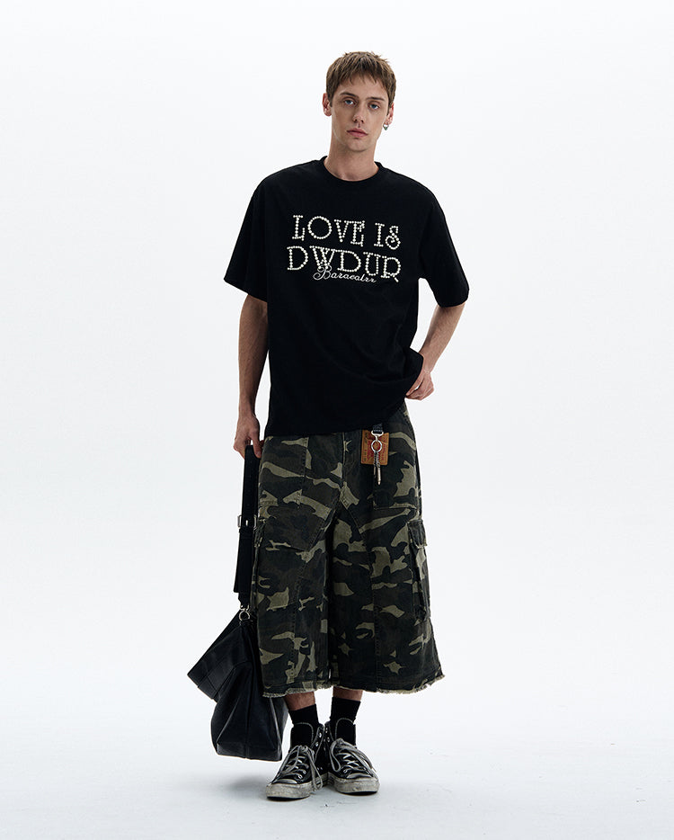 MADWITCH PEARL STUDDED TEE #5865