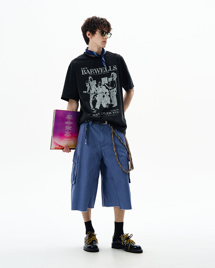 MADWITCH ROCK RETRO TEE #BW25701