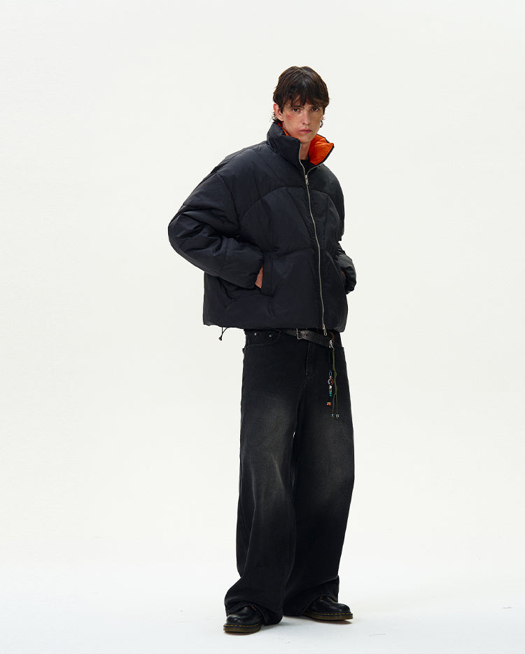 MADWITCH STAND COLLAR WARM PADDED JACKET #MY8895