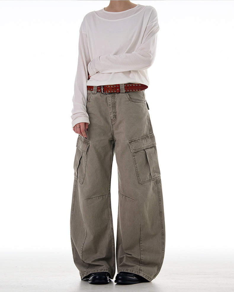 MADWITCH BAGGY VINTAGE CARGO PANTS #A605