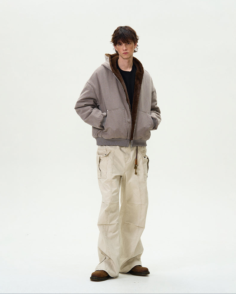 MADWITCH VINTAGE FLEECE LINED JACKET #SD06