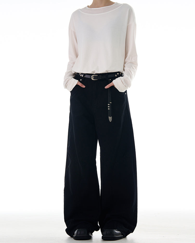 MADWITCH INVERTED DESIGN CARGO PANTS #AB1024