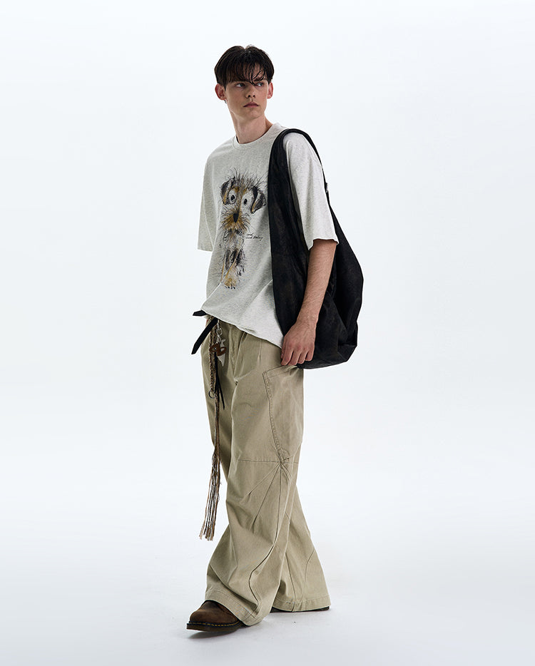 MADWITCH PUPPY PRINT TEE #990599