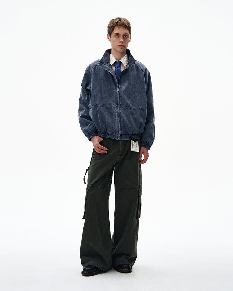 MADWITCH UNISEX DECONSTRUCTED WASHED JACKET #W223