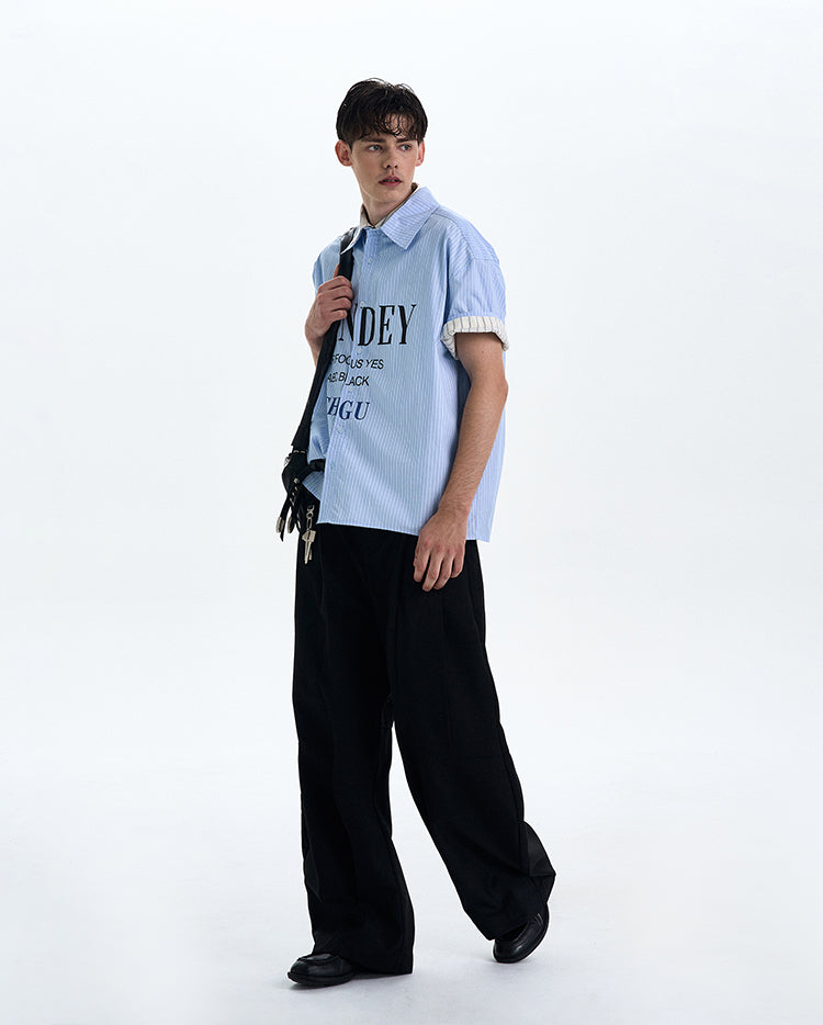 MADWITCH PRINTED SHORT SLEEVED SHIRT #L802