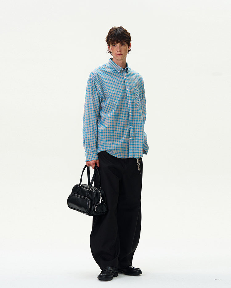 MADWITCH VINTAGE PLAID SHIRT #NR4269