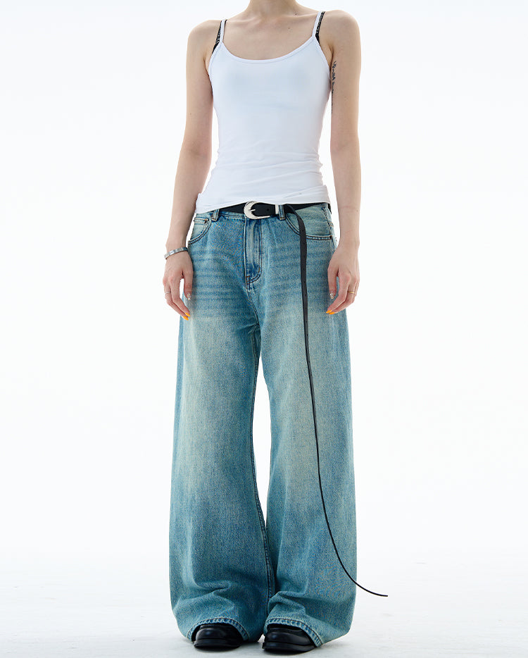 MADWITCH WASHED BELL BOTTOM DENIM #GP9679