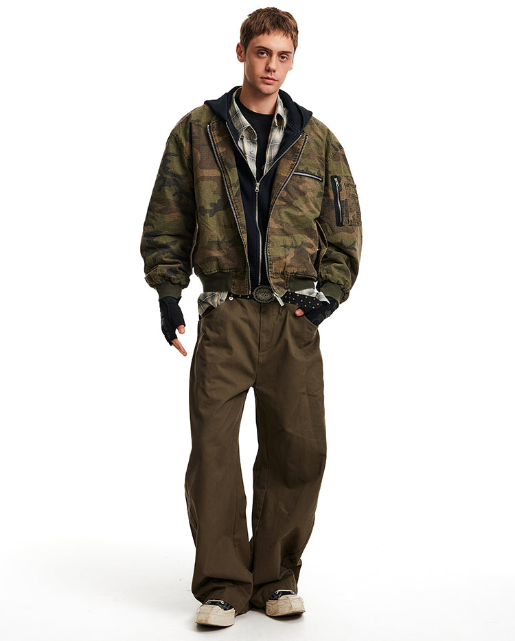 MADWITCH FAUX CAMO JACKET #AW25093