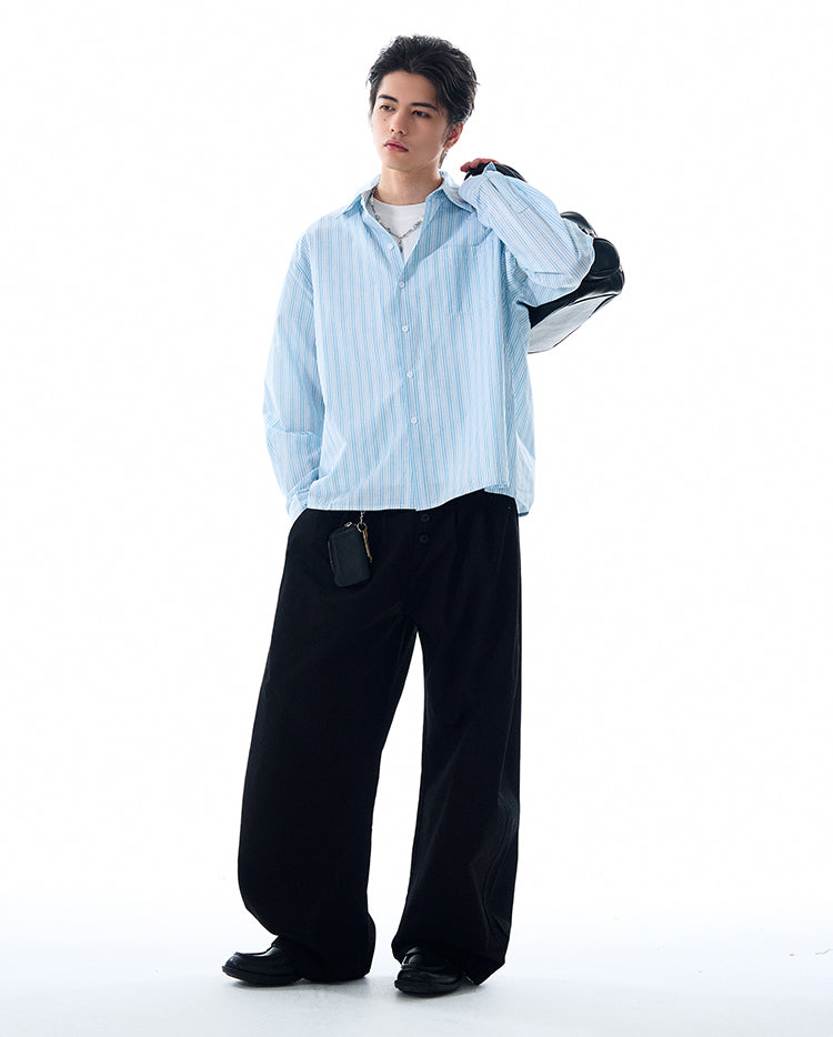 MADWITCH CLEANFIT STRIPED SHIRT #RC158