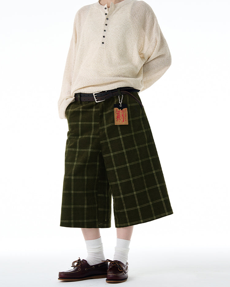 MADWITCH UNISEX MID-LENGTH CHINO SHORTS #DR1009